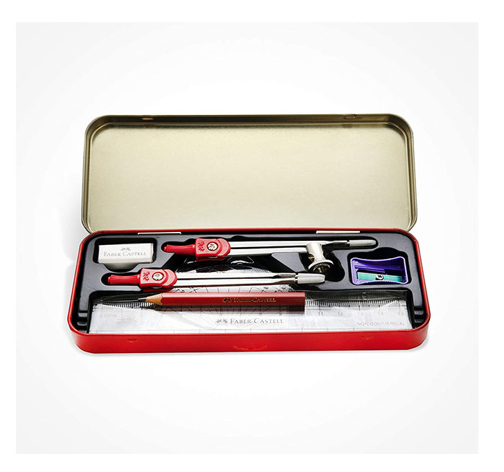 Buy Faber Castell Mathematical Drawing Instrument Box