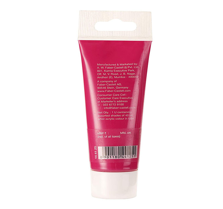 Buy Faber-Castell Acrylic 40 Ml Tube - Middle Purple Pink