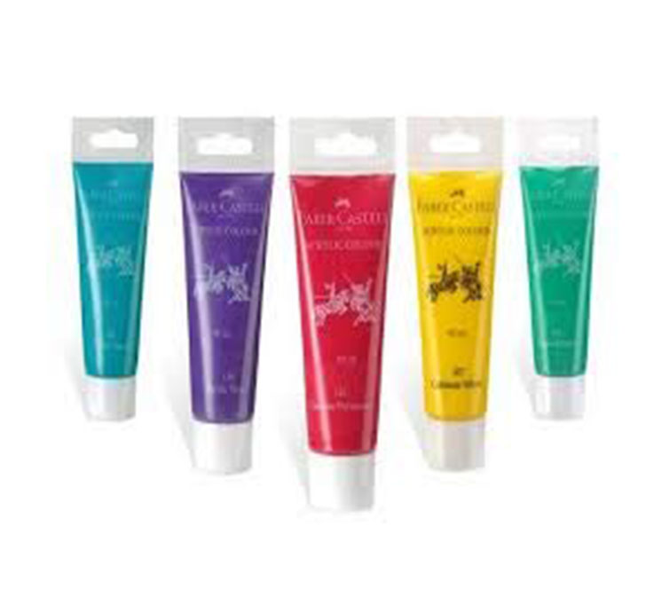Buy Faber-Castell Acrylic 40 Ml Tube - Dark Chrome Yellow 109