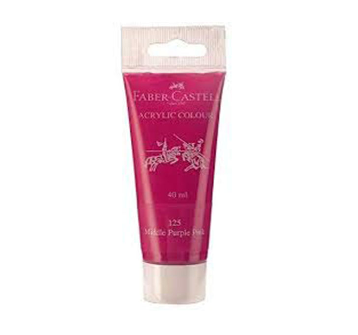 Buy Faber-Castell Acrylic 40 Ml Tube - Carmine Permanent 126