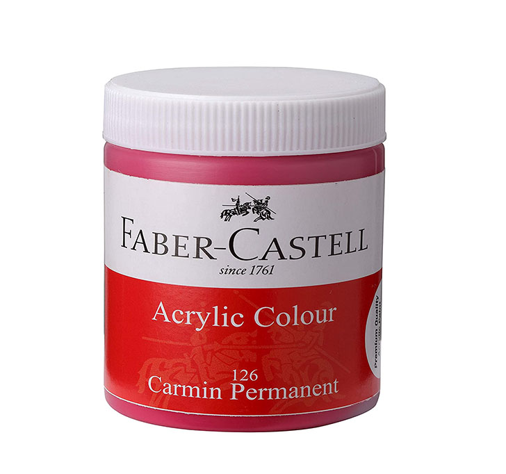 Buy Acrylic 140ml Jar - Carmin Permanent 126