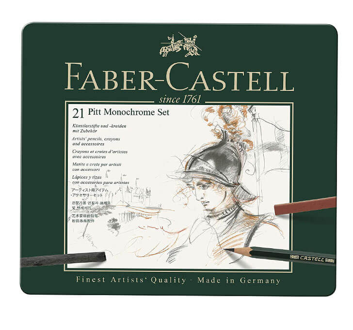 Buy Faber-Castell Pitt Monochrome Set - Pack Of 21