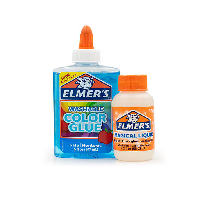 Buy Elmer Translucent Color Slime Making Kit With Blue Washable Glue