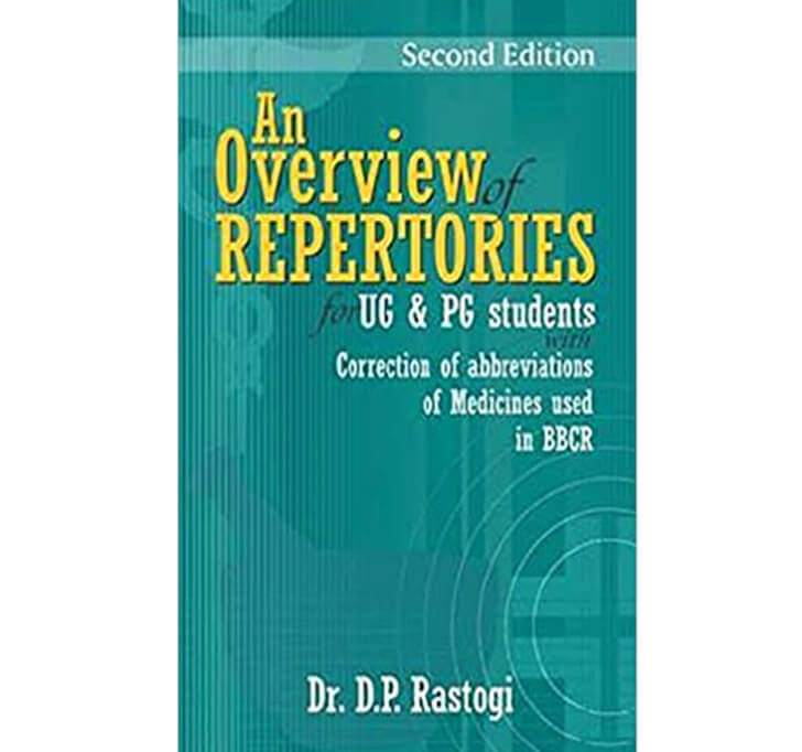 Buy An Overview Of Repertories For UG And PG Students