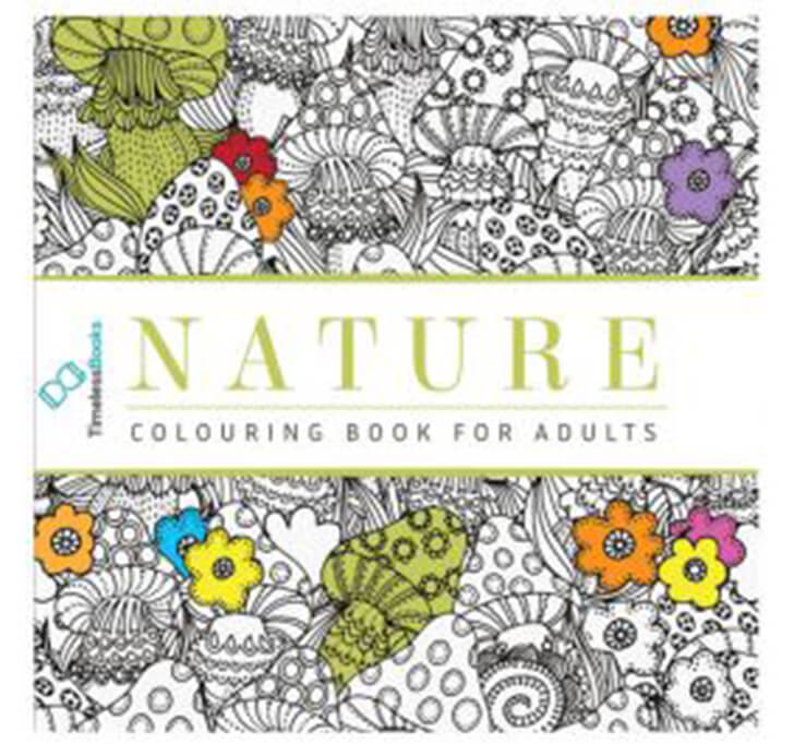 Buy Nature - Adults Colouring Book With Tearout Sheet