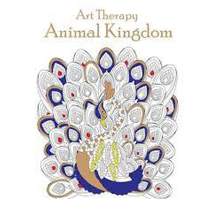 Buy Art Therapy Colouring Book - Animal Kingdom