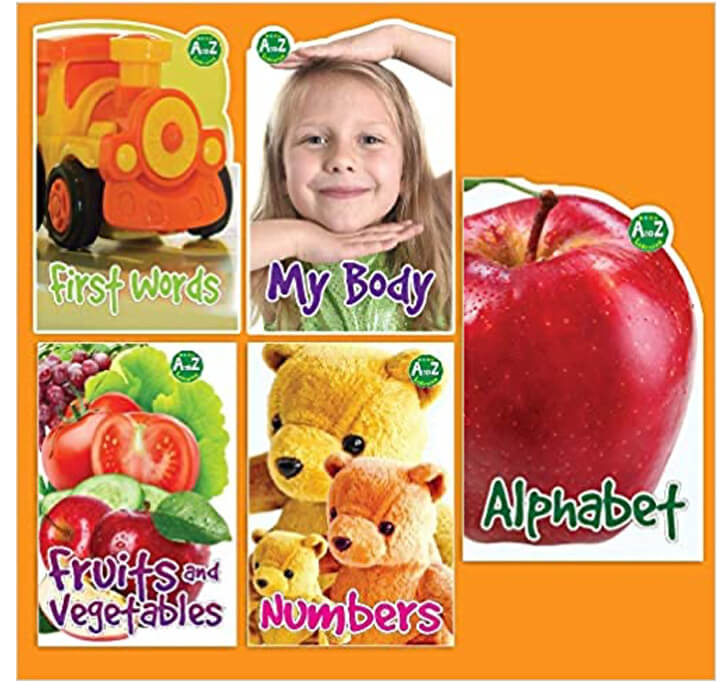Buy A TO Z PRESCHOOLERS COMBO (Alphabet, First Words, My Body, Fruits & Vegetables & Numbers) 5 Books Set