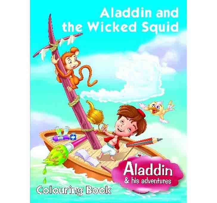 Buy Aladdin & The Wicked Squid Colouring Book