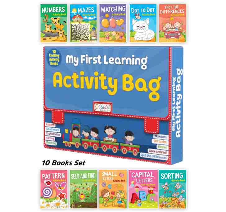 Buy My First Learning Activity Bag - Set Of 10 Exciting Activity Books Product Bundle â€“ 1 January 2019