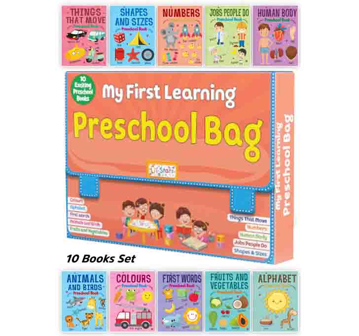 Buy My First Learning Preschool Bag - Set Of 10 Exciting Preschool Books Product Bundle â€“ 1 January 2019