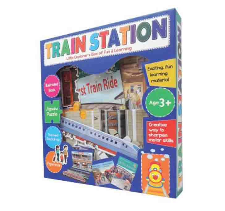 Buy Pegasus Train Station - Little Explorer's Box Of Fun & Learning