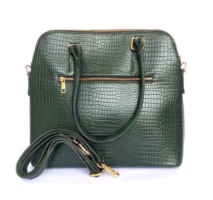 Buy Cabretta Genuine Leather Stylish And Attractive Crocodile Print Shopping Tote Bag For Girls And Women -(CBCR1)