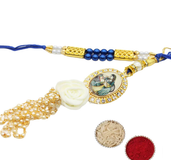 Buy Beautiful Designer Center Piece Pair Rakhi