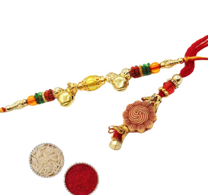 Buy Attractive Ghungru Designer Paired Rakhi