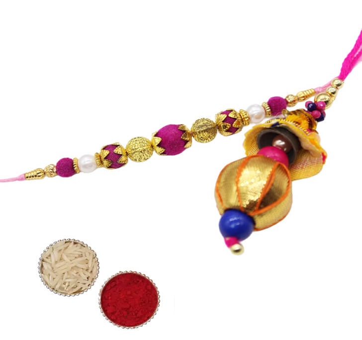Buy Gotta Patti Lumba Paired Bhaiya Bhabi Rakhi