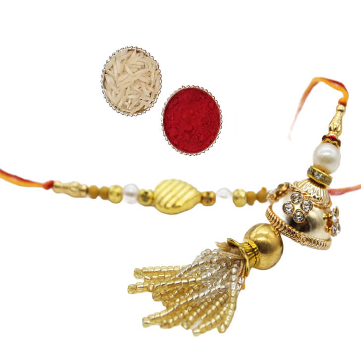 Buy Handmade Designer Lumba Paired Rakhi
