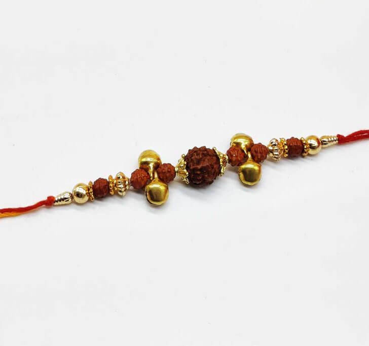 Buy Rudraksha Designer Bhaiya Rakhi