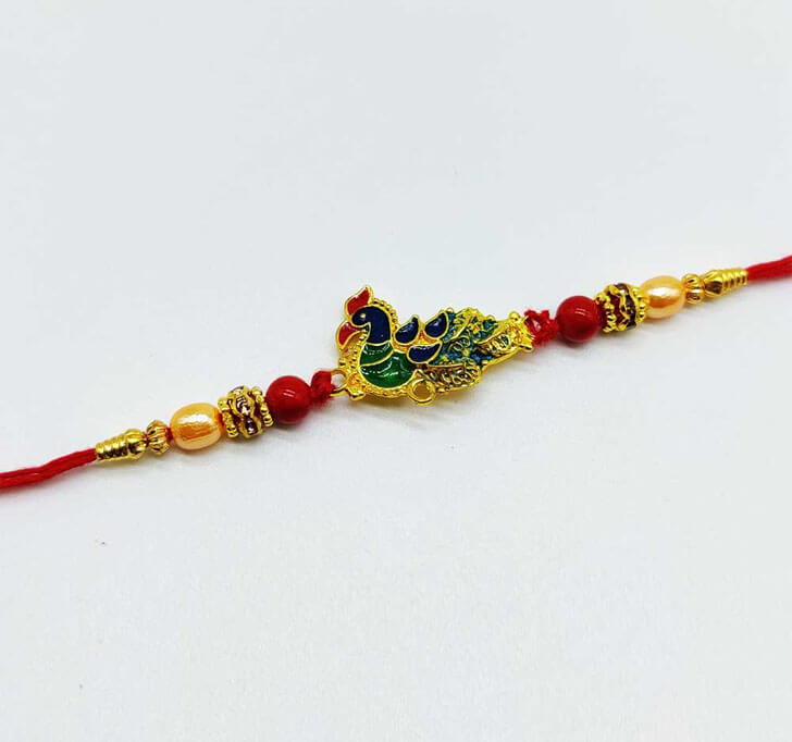 Buy Designer Peacock Bhaiya Rakhi