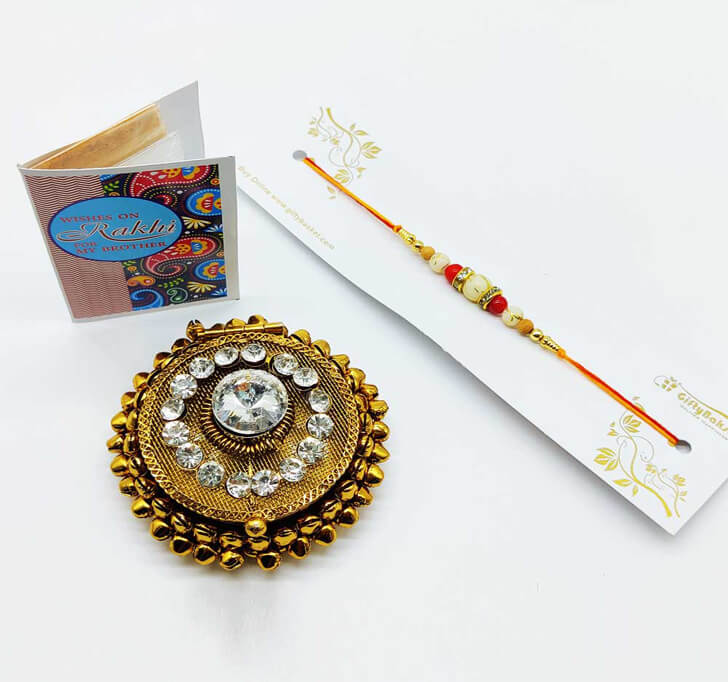 Buy Diamond Ghungroo Border Pooja Box