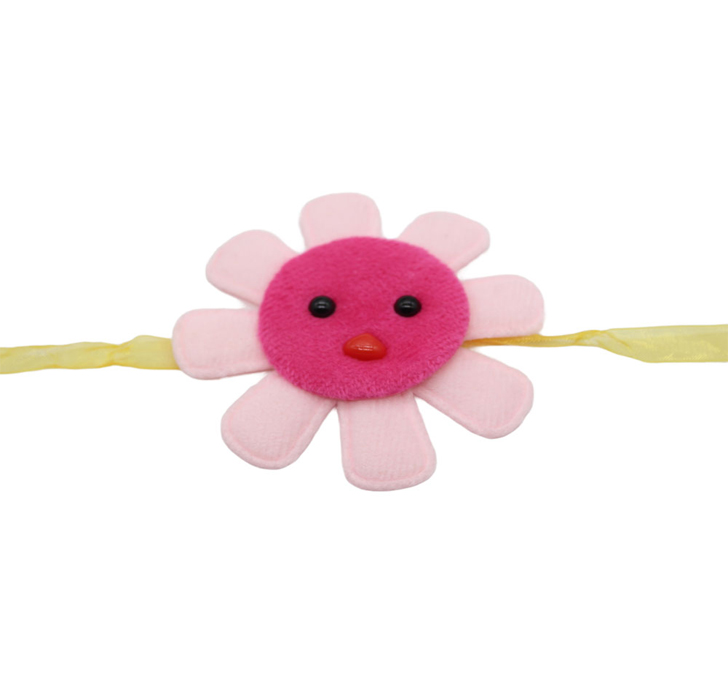Buy Fancy Pink Floral Kids Rakhi
