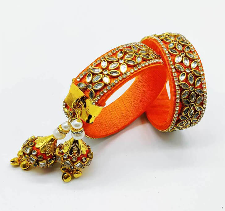 Buy Antique Diamond Kada Rakhi