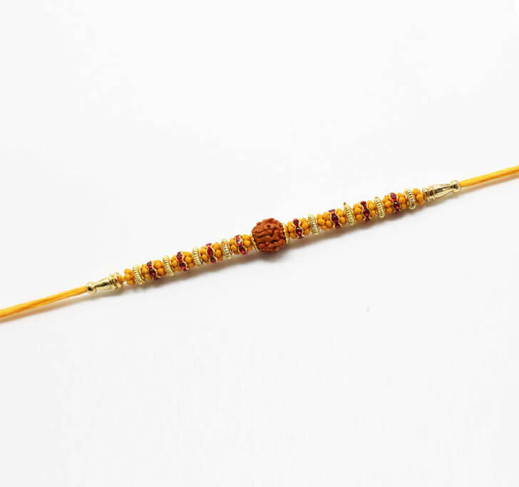 Buy Rudraksha Fancy Dora Bhaiya Rakhi