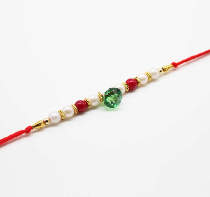 Buy Green White Multicolor Dora Bhaiya Rakhi