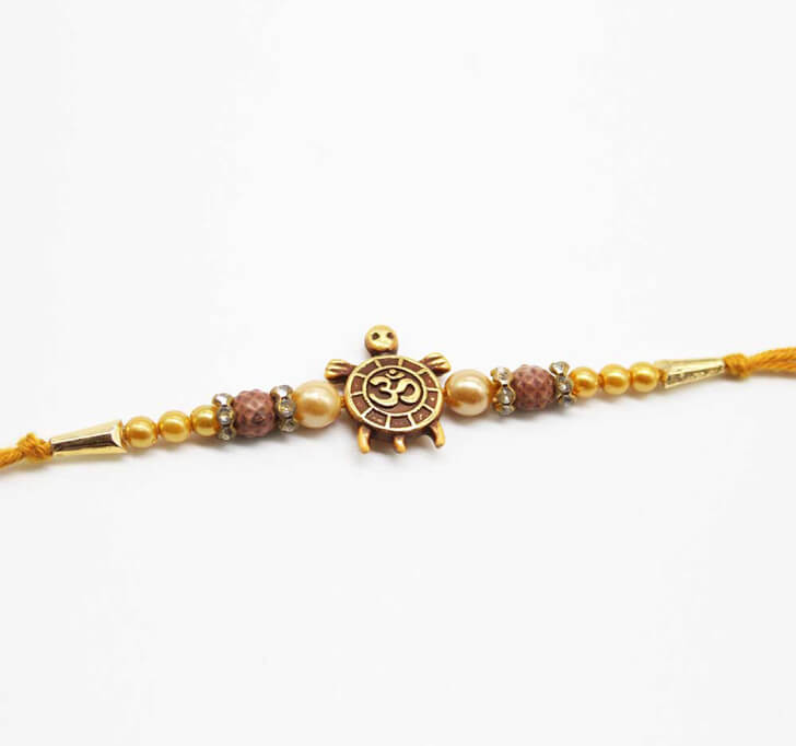 Buy Attractive Tortoise Designer Dora Bhaiya Rakhi