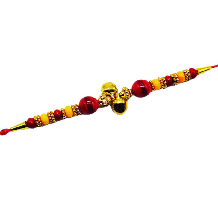 Buy Ghungru Multicolor Beads Dora Bhaiya Rakhi