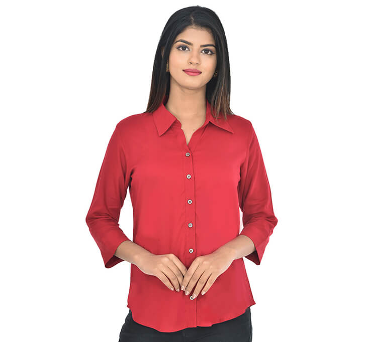 Buy Maroon Casual Regular Shirt