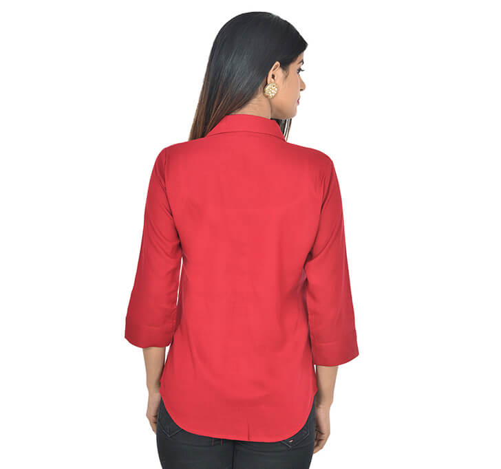 Buy Maroon Casual Regular Shirt