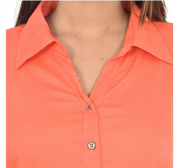 Buy Peach Casual Regular Shirt