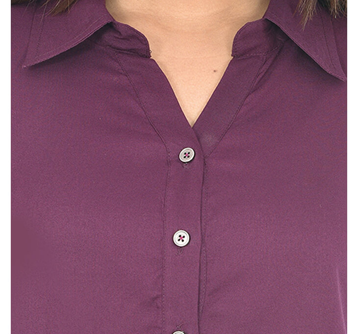 Buy Wine Casual Regular Shirt