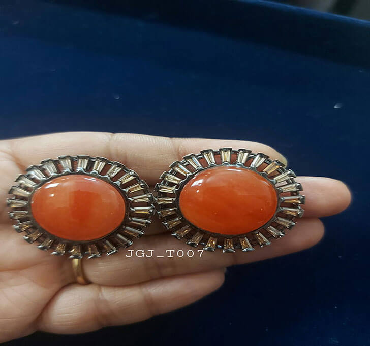 Buy Orange Round Tops