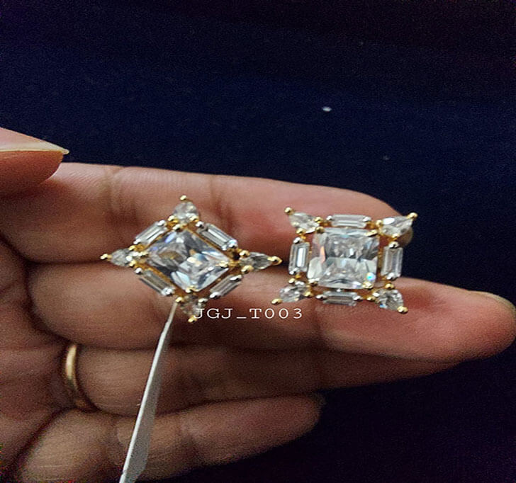 Buy Square Diamond Studs
