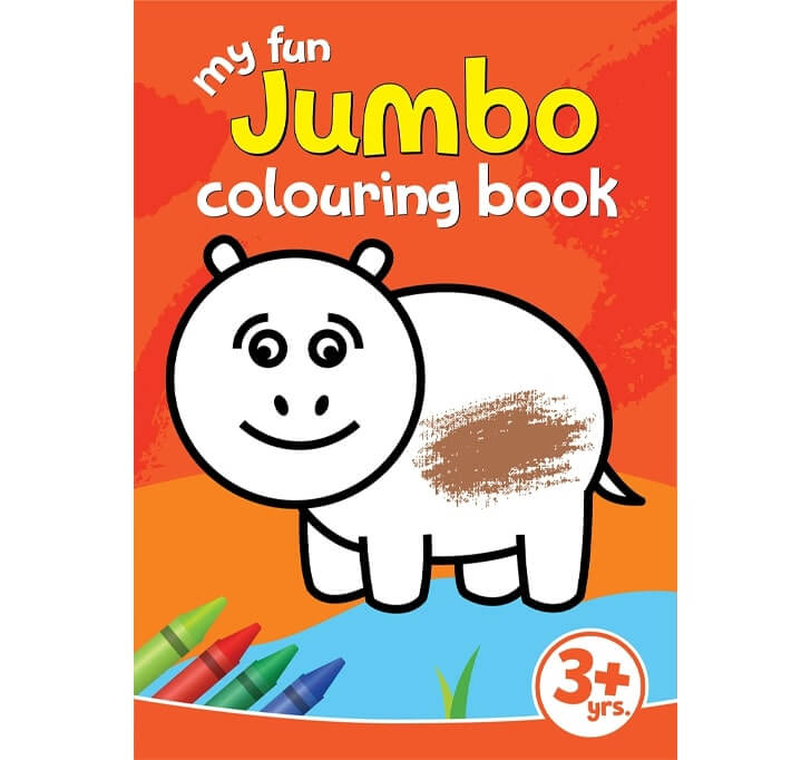 Buy My Fun Jumbo Colouring Book (80 Big Pictures To Colour)