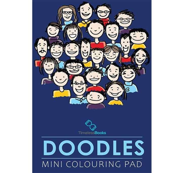 Buy Doodles - Mini Adult Colouring Pad
