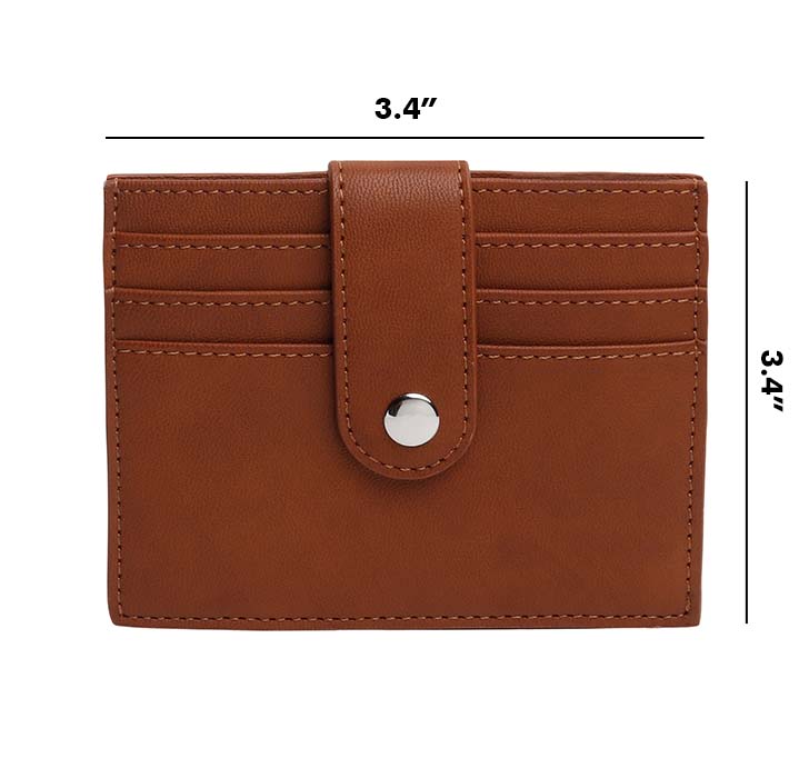 Buy Leather Credit Card Wallet With Zip