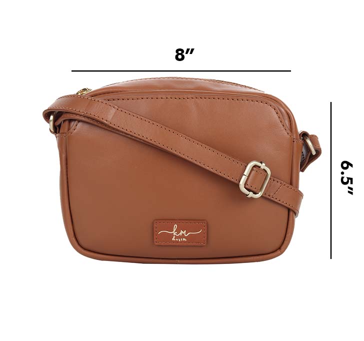 Buy Leather Sling Bag (8 X 6.5 Inch)