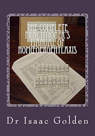 Buy The Complete Practitioner's Manual Of Homoeoprophylaxis