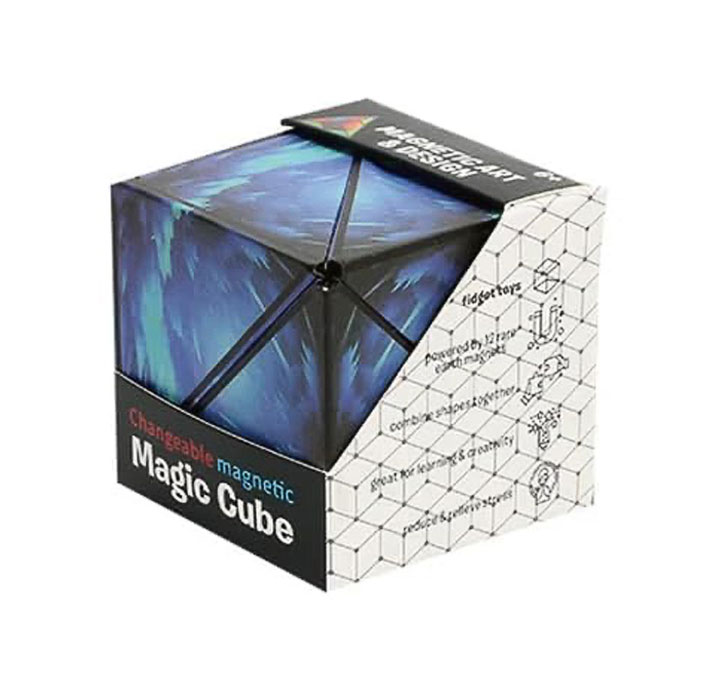 Buy Magnetic Cube Puzzle Box Infinity Cubes Fidget Cube 36 Rare Earth Strong Magnets Transforms Into Over 70 Shapes Magic Cube 3D Magnetic Fidget Cube Puzzle Game Shape (Shifting Cube)