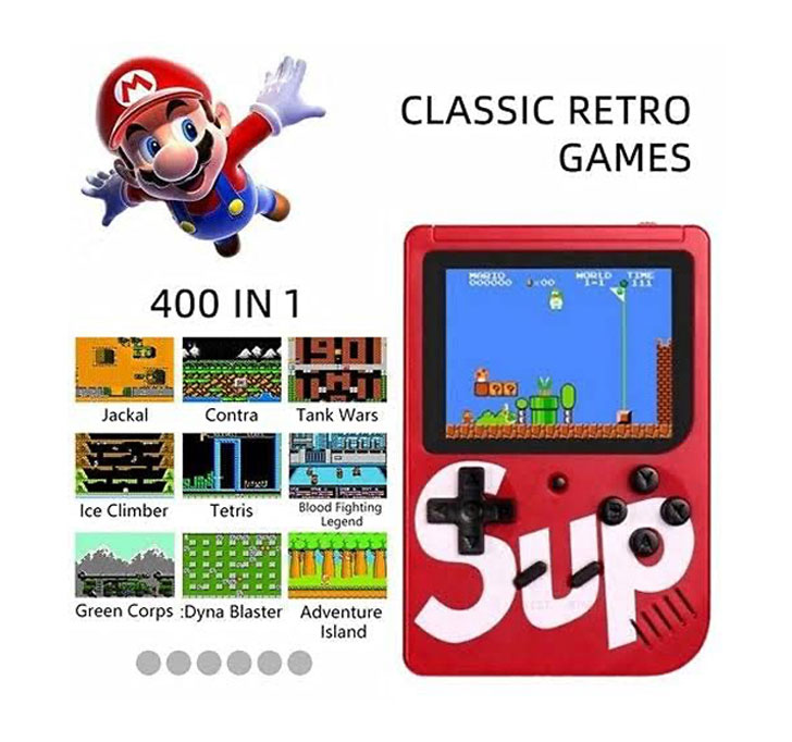 Buy 400 In 1 Sup Game Box Rechargable Console/Led Screen/Retro Classic Gaming Console (Multi-Color) (Color Depends On Availability)