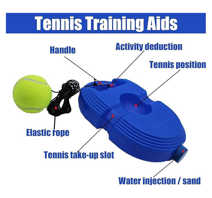 Buy Self Tennis Practice Ball With String, Tennis Trainer Rebound Ball For Boys & Girls, Convenient Solo Tennis Training Gear Set, Self-Practice Tennis Set
