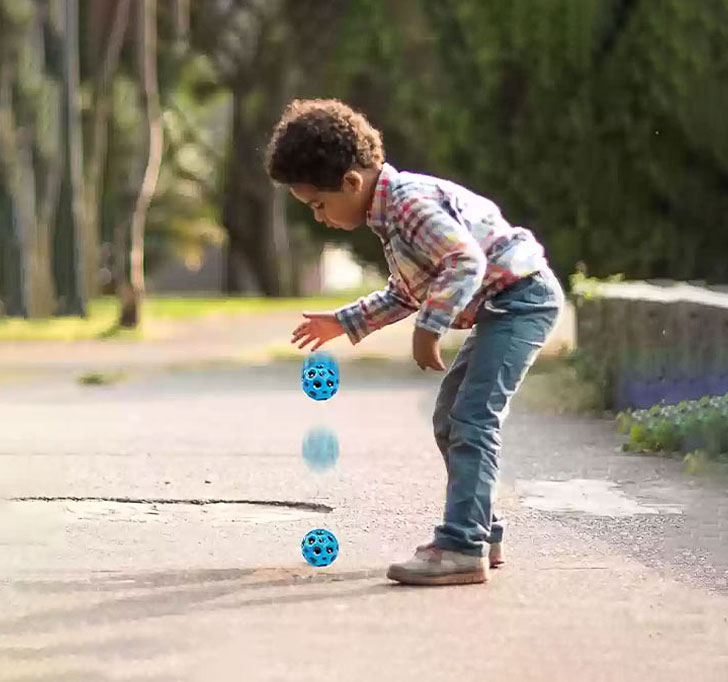 Buy VGRASSP Super Bouncy Rubber Moon Ball Toy For Kids And Adults With Craters - High Bounce, Textured Grip, Perfect For Playtime Fun - Soft Foam Ball, Multicolor (Pack Of 6)
