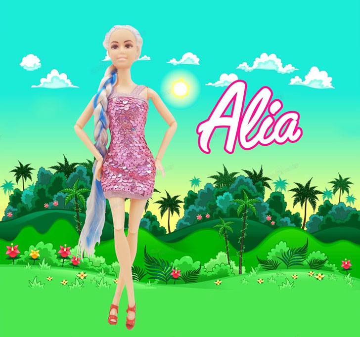 Buy Kidsden Alia Doll - Dazzling Sequined Looks, Trendy Mini Dresses, And Accessories - Complete Fashion Ensemble With Sleek Blonde Hairstyle - Ideal For Girls 3+ Years
