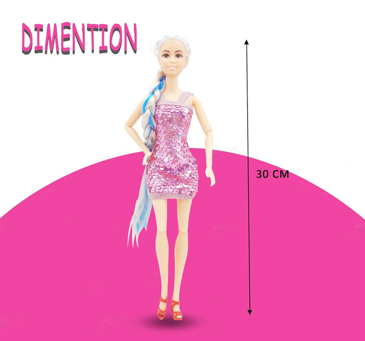 Buy Kidsden Alia Doll - Dazzling Sequined Looks, Trendy Mini Dresses, And Accessories - Complete Fashion Ensemble With Sleek Blonde Hairstyle - Ideal For Girls 3+ Years