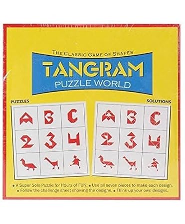 Buy Toys Nagar 3D Puzzle Tangram Board Kids Games, Jigsaw Puzzles For Adults,Plastic Blocks, Brain Teaser Games Geometric Blocks Puzzles For Kids Ages 3+