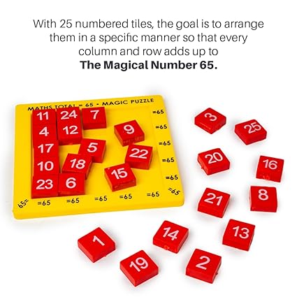 Buy Ratna's Magic Puzzle 65 Maths Total Mind Challenging Board Game For Kids & Adults