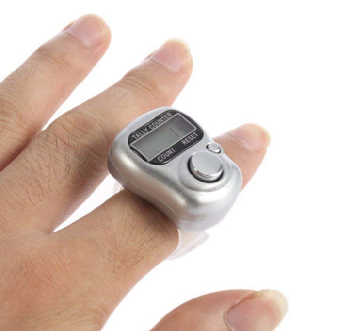 Buy 5-Digit Tally Clicker Counter Finger Clicker Ring Electronic Light Digital Counting Machine For Cricket Umpire And Various Counting Purpose (1Qty, Multicolor, Plastic)