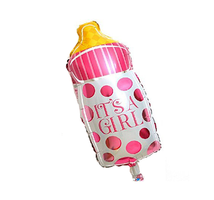 Buy It's A Girl Baby Bottle Super Shape Foil Balloon (1pcs-Pink)